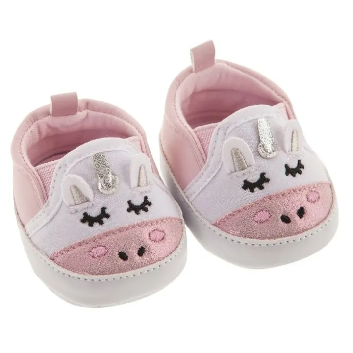 Accessoires pour poupée Antonio Juan 40-52 cm - Chaussons licorne rose