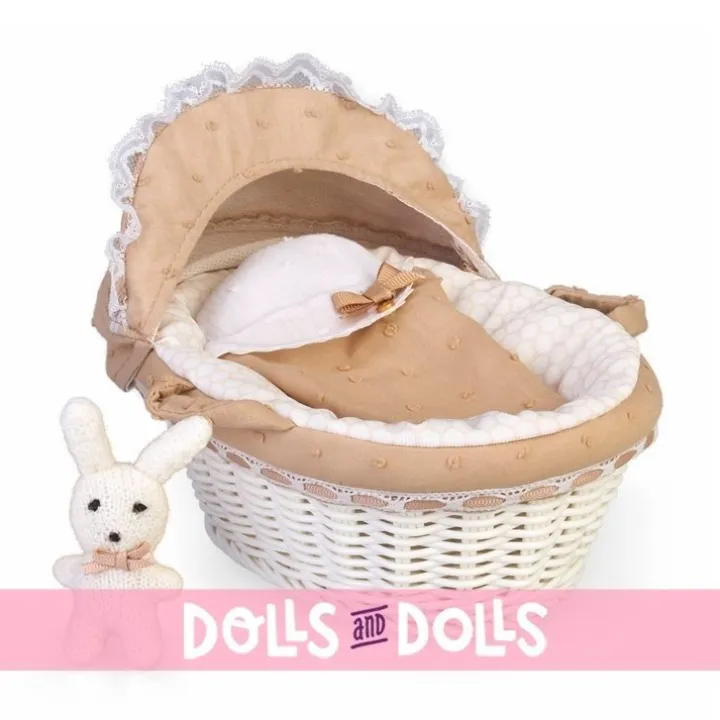 Accessoires pour poupée Barriguitas Classic 15 cm - Ensemble nacelle, cheval à bascule et lapin en peluche