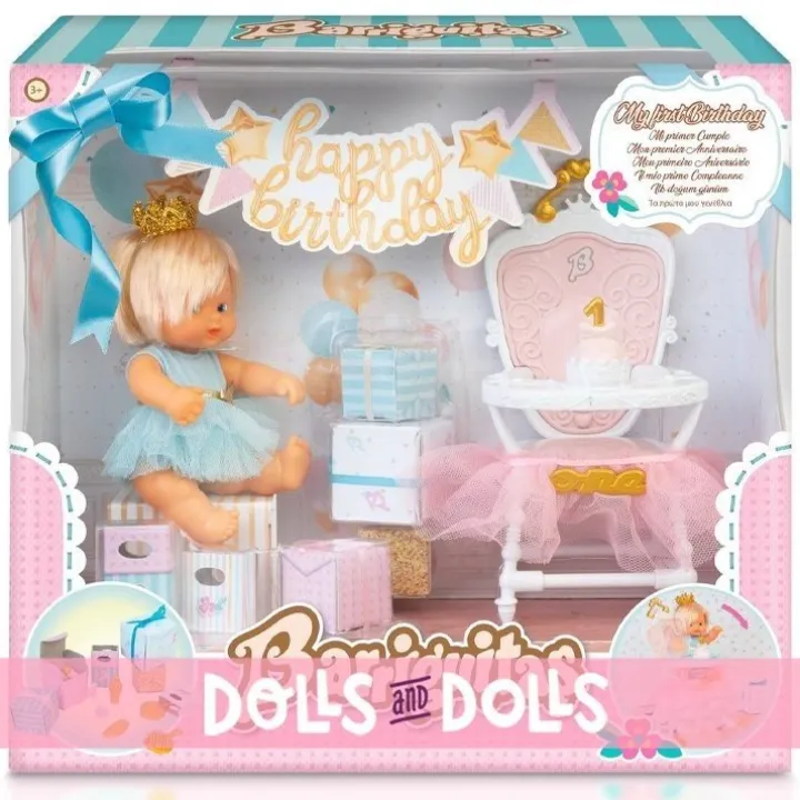 Accessoires pour poupée Barriguitas Classic 15 cm - Barriguitas Mon Premier Anniversaire