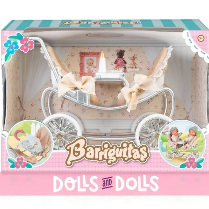 Accessoires pour poupée Barriguitas Classic 15 cm - Chariot double Barriguitas