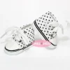 Accessoires pour poupée Nines d'Onil 30 cm - Mia - Chaussures blanches à pois noirs à lacets