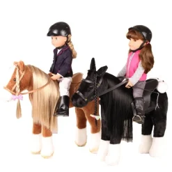 Cheval marron pour poupées jusqu'à 50 cm Götz