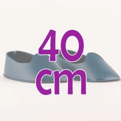 Compléments pour poupée Así 40 cm - Chaussures bleues pour poupée Sabrina
