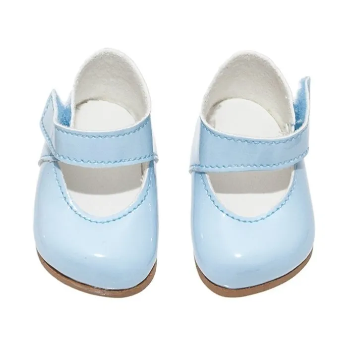 Compléments pour poupée Así 36 à 40 cm - Chaussures bleues pour poupée Guille, Koke et Nelly