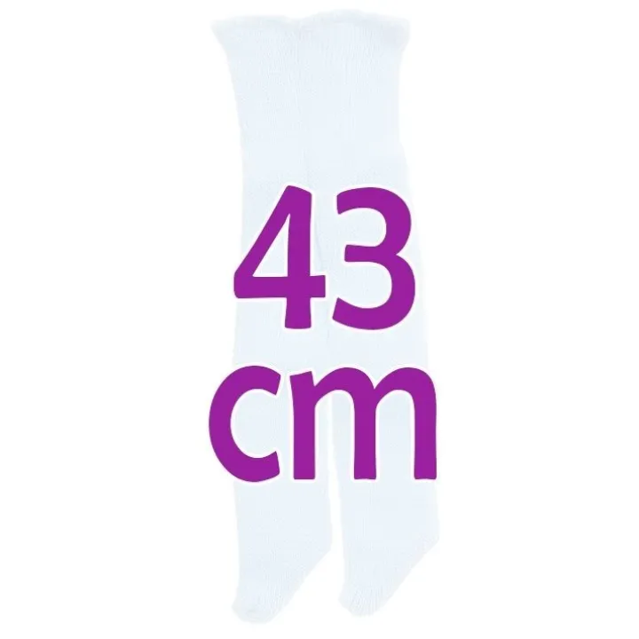 Compléments pour poupée Así 43 cm - Collants bleu clair