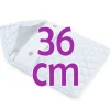 Compléments pour poupée Así 36 cm - Gigoteuse bleu moyen avec étoiles blanches