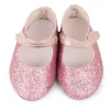 Compléments pour poupée Götz 42-50 cm - Chaussures à paillettes Mary Jane