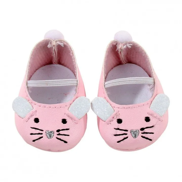 Compléments pour poupée Götz 42-50 cm - Chaussons souris