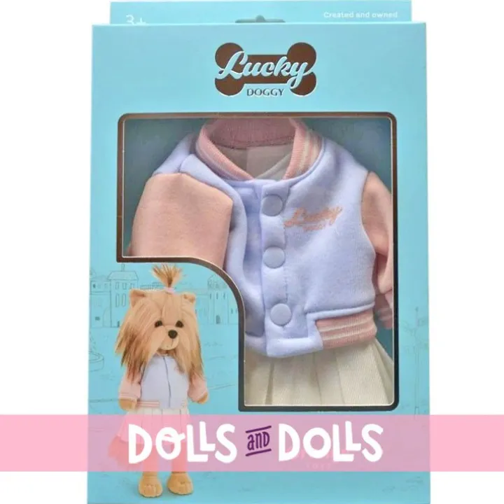 Ensemble pour poupée Lucky Doggy 37 cm - Promenade nocturne