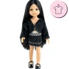 Ensemble pour poupée Paola Reina 32 cm - Las Amigas - Carola - Robe noire avec bordures et veste