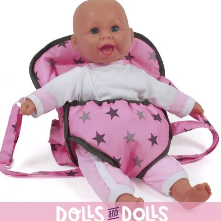 Porte-bébé poupée - Bayer Chic 2000 - Étoiles grises