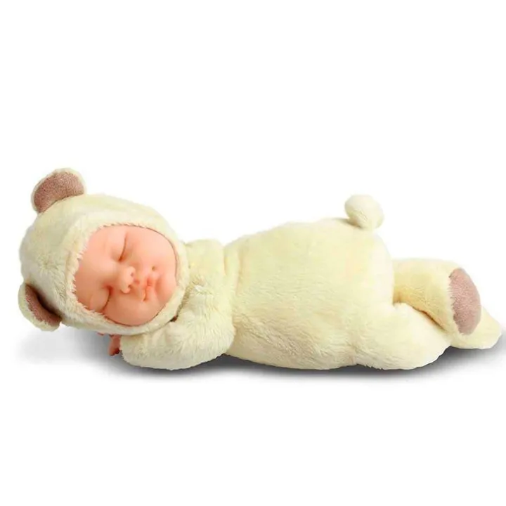 Poupée Anne Geddes 23 cm - Ours jaune clair
