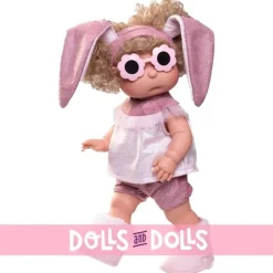 Poupée Antonio Juan 38 cm - Iris le lapin à paillettes