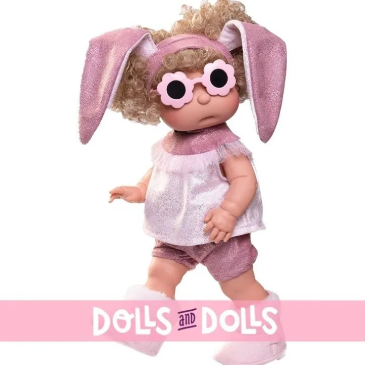 Poupée Antonio Juan 38 cm - Iris le lapin à paillettes