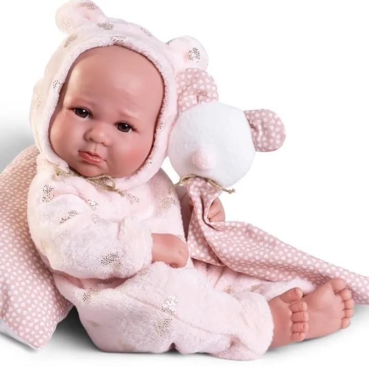 Poupée Antonio Juan 42 cm - Nouveau-né Luca en pyjama ourson
