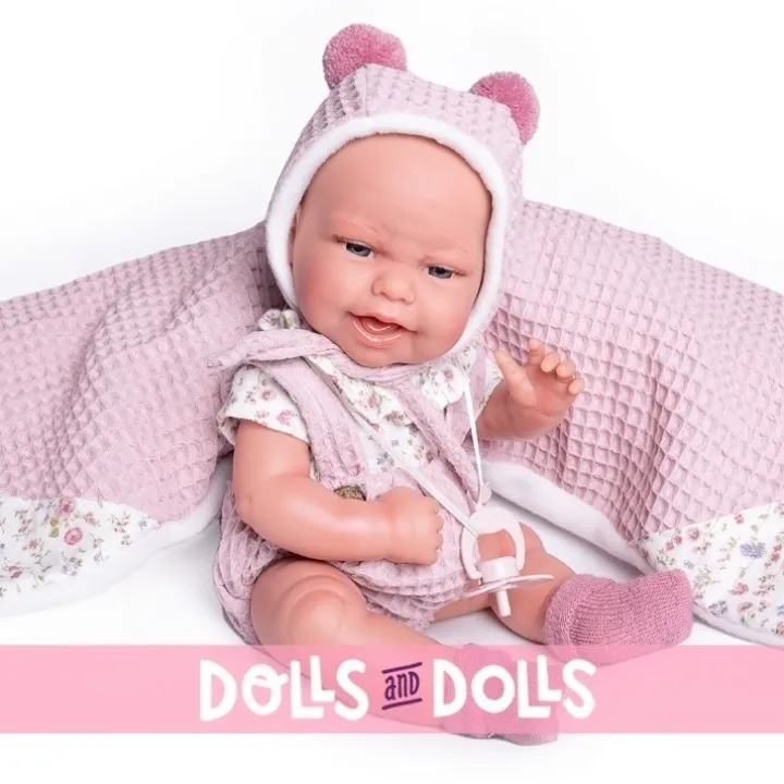 Poupée Antonio Juan 33 cm - Nouveau-né bébé Clara couple avec berceuse