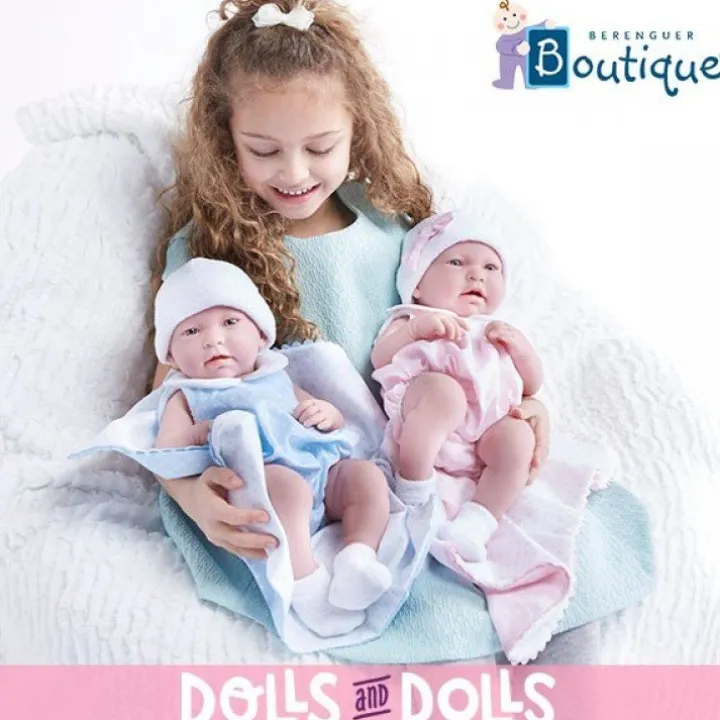 Poupée Berenguer Boutique 43 cm - 18109 La newborn (fille) avec tenue rose et couverture