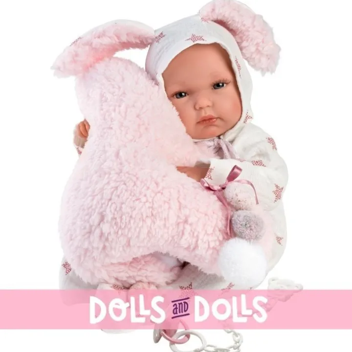 Poupée Llorens 35 cm - Bimba avec siège bébé