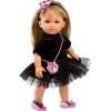 Poupée Llorens 35 cm - Elena en robe noire