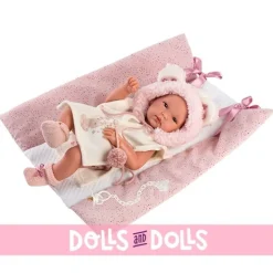 Poupée Llorens 35 cm - Salle de bain Bimba avec table à langer