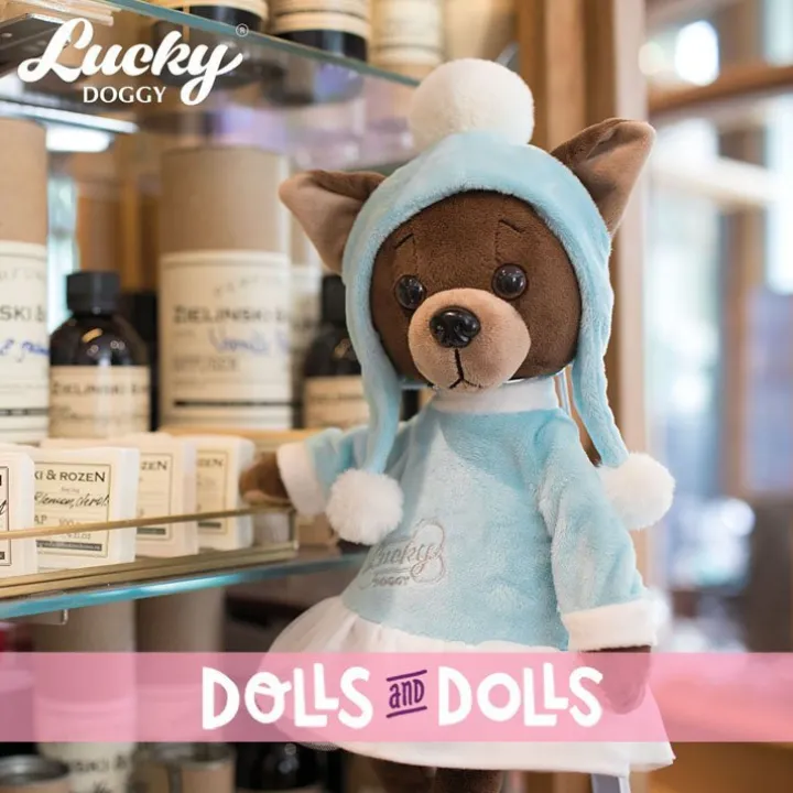 Poupée Lucky Doggy 37 cm - Lucky Kiki - Regard tendre