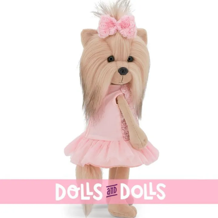 Poupée Lucky Doggy 37 cm - Lucky Yoyo - Mélange de roses