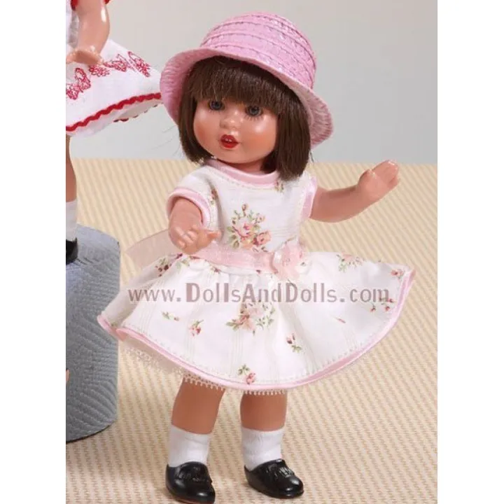 Poupée Mini Mariquita Pérez 21 cm - Avec robe imprimée à fleurs