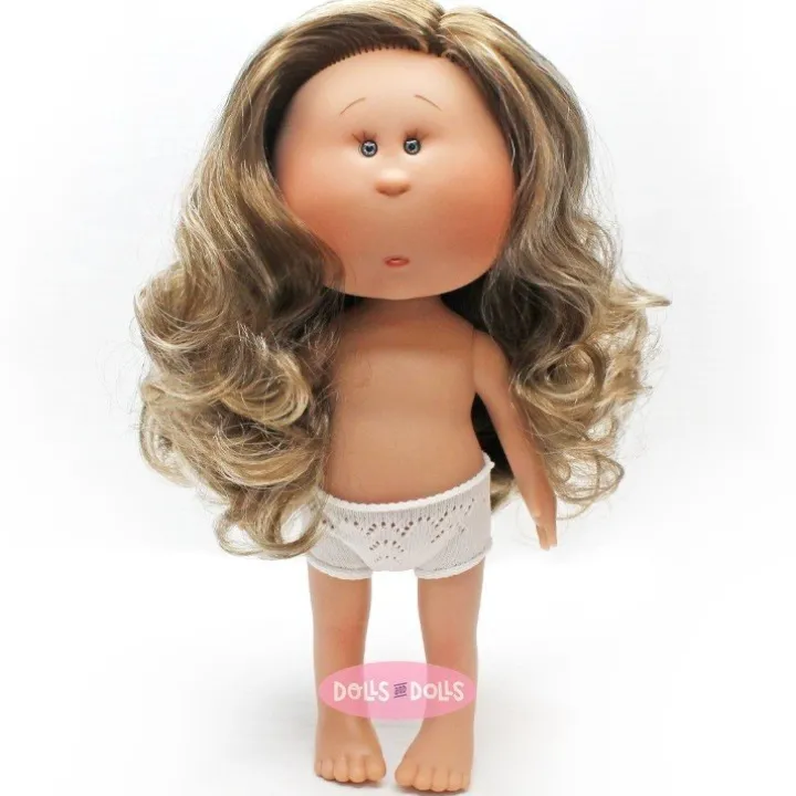 Poupée Nines d'Onil 30 cm - EXCLUSIF - Mia brune aux mèches - Sans vêtements