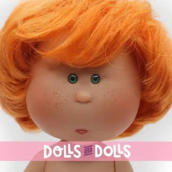Poupée Nines d'Onil 23 cm - Little Mio aux cheveux roux ondulés - Sans vêtements