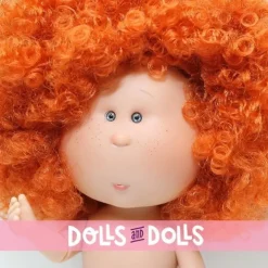 Poupée Nines d'Onil 30 cm - Mia ARTICULÉE - Mia aux cheveux roux bouclés - Sans vêtements