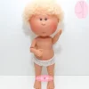 Poupée Nines d'Onil 30 cm - Mio ARTICULÉE - Mio blonde avec des cheveux bouclés - Sans vêtements