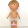 Poupée Nines d'Onil 30 cm - Mio blonde aux cheveux raides - Sans vêtements