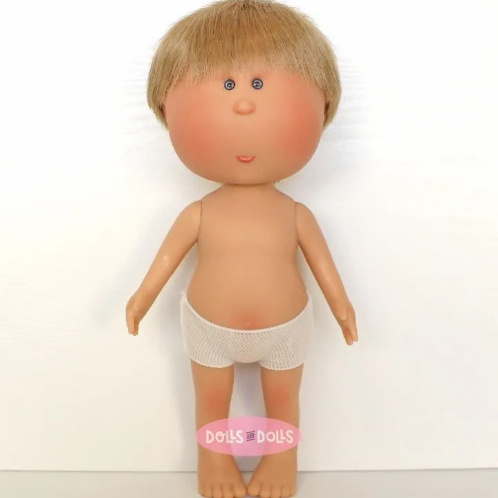 Poupée Nines d'Onil 30 cm - Mio blonde aux cheveux raides - Sans vêtements