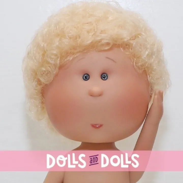 Poupée Nines d'Onil 30 cm - Mio blonde aux cheveux bouclés - Sans vêtements
