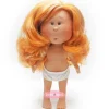 Poupée Nines d'Onil 23 cm - Petite Mia aux cheveux roux ondulés avec mèches - Sans vêtements