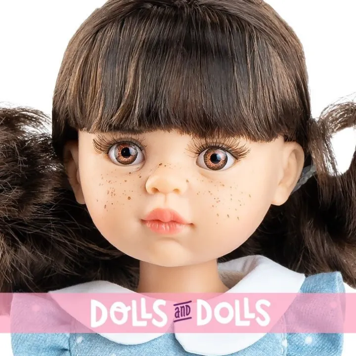 Poupée Paola Reina 32 cm - Las Amigas - Carol en robe de jean et chaussures rouges