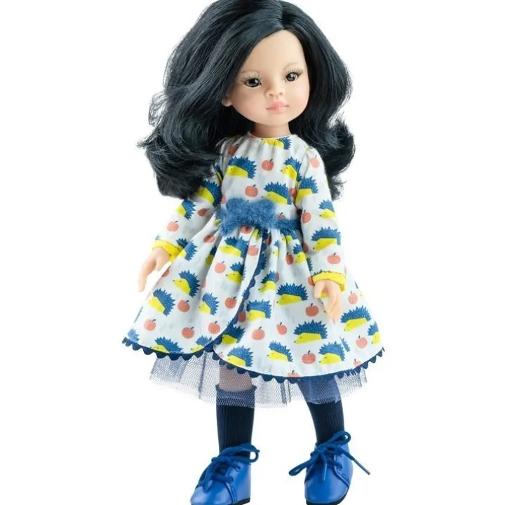 Poupée Paola Reina 32 cm - Las Amigas - Liu en robe de hérisson