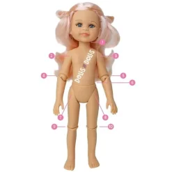 Poupée Paola Reina 32 cm - Las Amigas Articulée - Gema en robe jaune