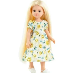 Poupée Paola Reina 32 cm - Las Amigas - Laura dans une robe à marguerites