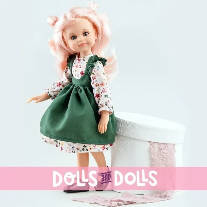 Poupée Paola Reina 32 cm - Las Amigas Articulée - Cleo avec robe à fleurs