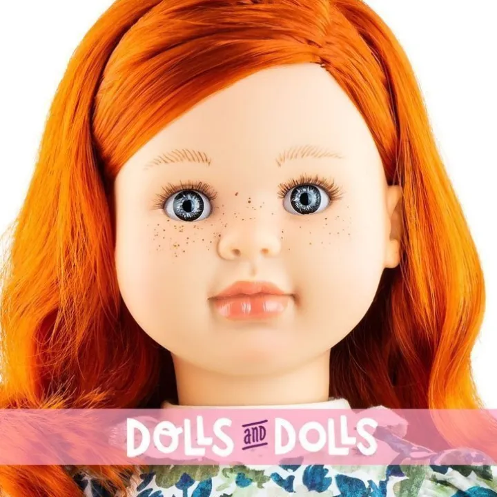 Poupée Paola Reina 60 cm - Las Reinas - Sandra en robe bleue à fleurs