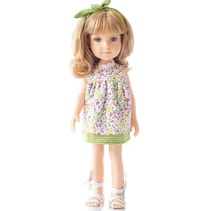 Poupée Reina del Norte 32 cm - Blanka dans une robe à fleurs