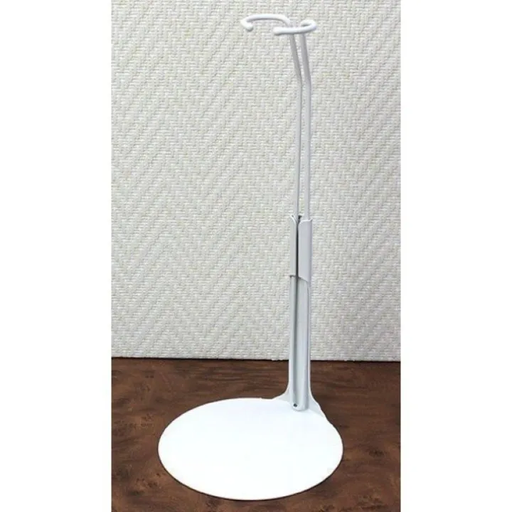 Support de poupée en métal 2201 en blanc pour type Barbie