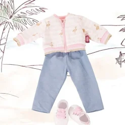 Tenue de poupée Götz 45-50 cm - Combo Golden Flamingo