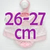 Tenue pour poupée Antonio Juan 26-27 cm - Robe rose à pois