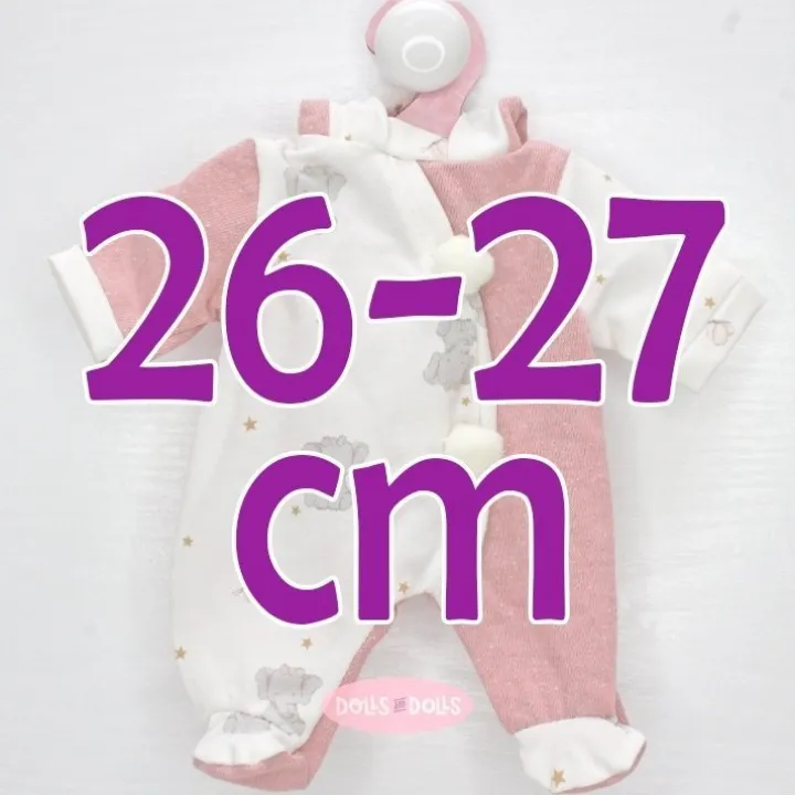 Tenue pour poupée Antonio Juan 26-27 cm - Pyjama éléphant