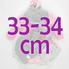 Tenue pour poupée Antonio Juan 33-34 cm - Ensemble ballerine avec écharpe et bonnet