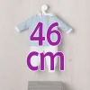 Tenue pour poupée Así 46 cm - Ensemble mackintosh bleu pour poupée Leo