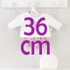 Tenue pour poupée Así 36 cm - Ensemble bloomer libellule et pull beige pour poupée Koke