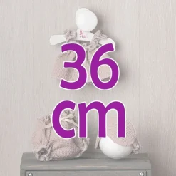 Tenue pour poupée Así 36 cm - Pyjama sans bretelles avec masque pour les yeux de la collection Nude pour poupée Alex